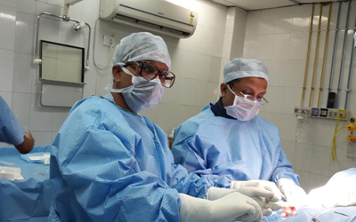 AT CATH LAB